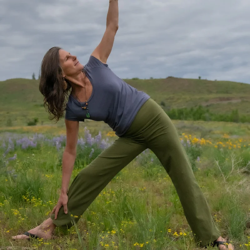Hemp Salamba Pant - ADD Pockets Elegant High-Waist Pants