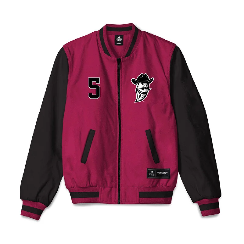 NMSU - NCAA Women's Soccer : Carolina Rodriguez Gomez - Bomber Jacket Fitted Jacket Loose Jacket Oversized Jacket