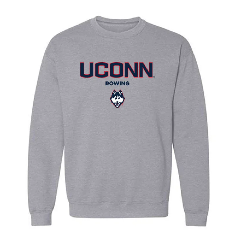UConn - NCAA Women's Rowing : Polina Egorova - Classic Shersey Crewneck Sweatshirt Hoodie with Hem Fringe Bohemian Relaxed UConn - NCAA Women's Rowing : Polina Egorova - Classic Shersey Crewneck Sweatshirt Hoodie with Hem Fringe Bohemian Relaxed