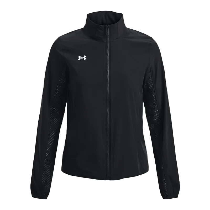 UA Women's Squad 3.0 Warm-Up Full-Zip Jacket V-Neck Jacket Boat Neck Jacket Square Neck Jacket