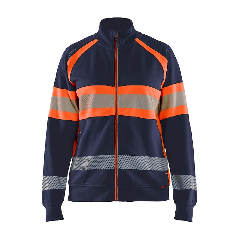 Navy blue/Orange