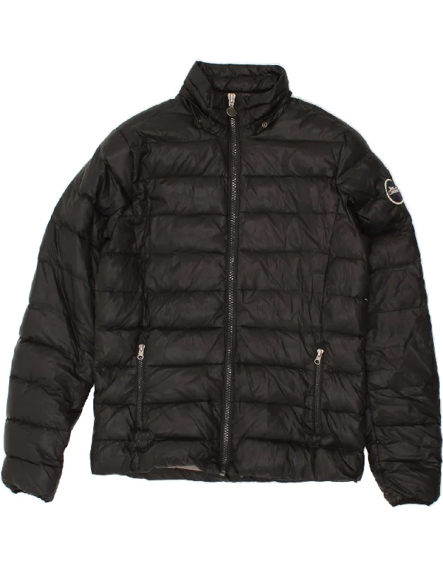 BEST COMPANY Womens Padded Jacket UK 16 Large Black Polyester Chenille Jacket Brocade Jacket Lace Jacket BEST COMPANY Womens Padded Jacket UK 16 Large Black Polyester Chenille Jacket Brocade Jacket Lace Jacket