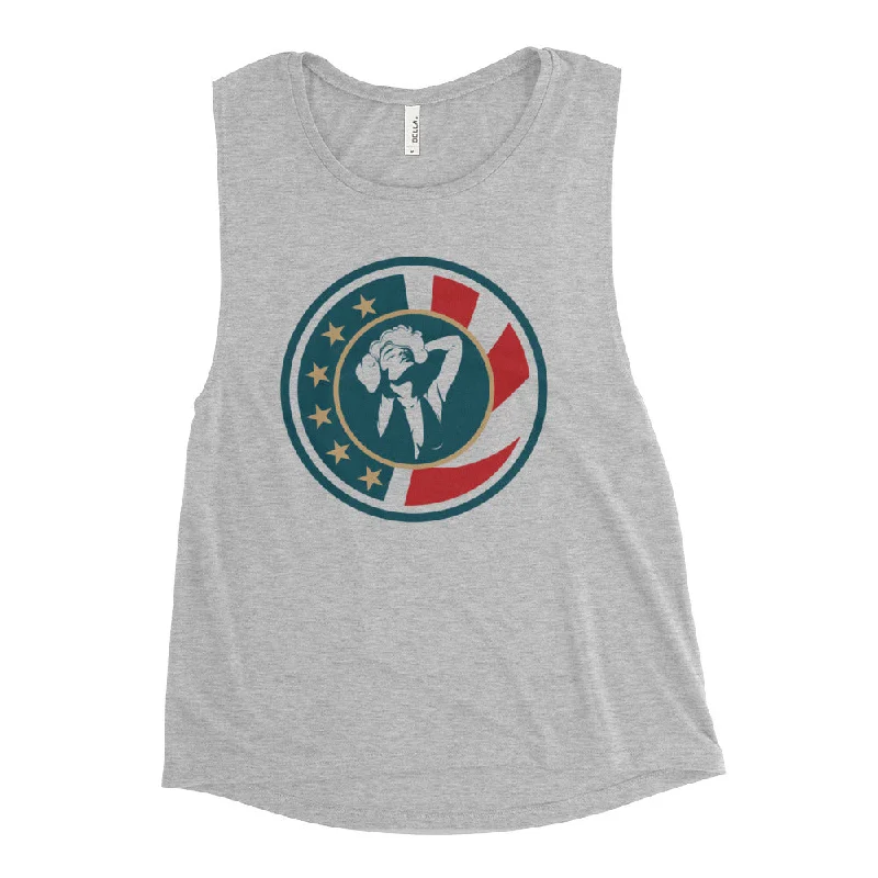 Presidential Lady Badge Ladies’ Muscle Tank stylish tank top