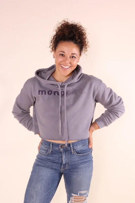 monopkt. - Women's Cropped Hoodie Sweater Stylish Fashionable Trendy