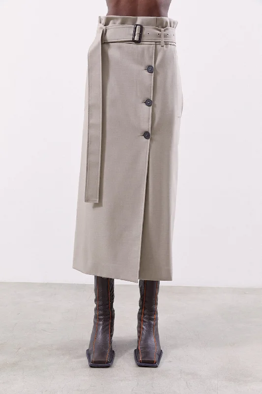 MEIMEIJ SKIRT MI04SK button skirt front