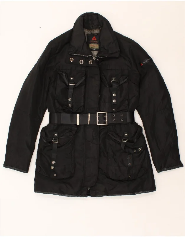 PEUTEREY Womens Utility Jacket IT 44 Medium Black Polyamide Quilted Jacket Puffer Jacket Insulated Jacket PEUTEREY Womens Utility Jacket IT 44 Medium Black Polyamide Quilted Jacket Puffer Jacket Insulated Jacket