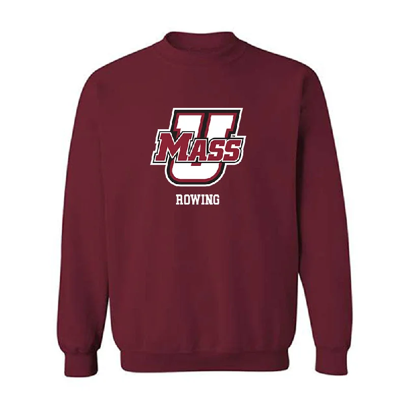 UMass - NCAA Women's Rowing : Paxton Graham - Classic Fashion Shersey Crewneck Sweatshirt Hoodie with Half-Zip Sporty Casual UMass - NCAA Women's Rowing : Paxton Graham - Classic Fashion Shersey Crewneck Sweatshirt Hoodie with Half-Zip Sporty Casual