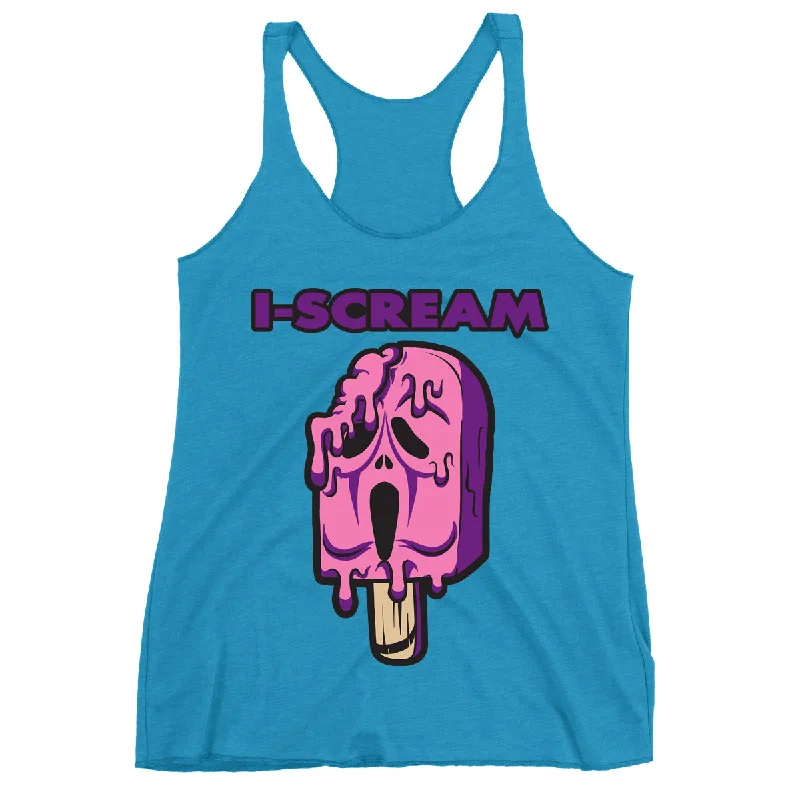 Movie The Food™ "I-Scream" Women's Racerback Tank Top - Limited Edition ivory tank top