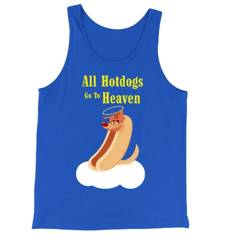 Movie The Food™ "All Hotdogs Go To Heaven" Tank Top breathable tank top