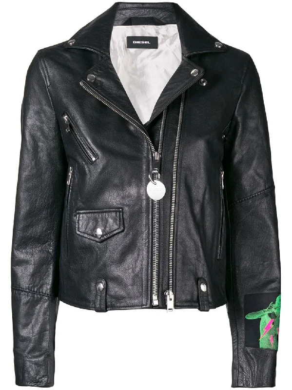 L-AIMEE biker jacket Knit Jacket Woven Jacket Fleece Jacket