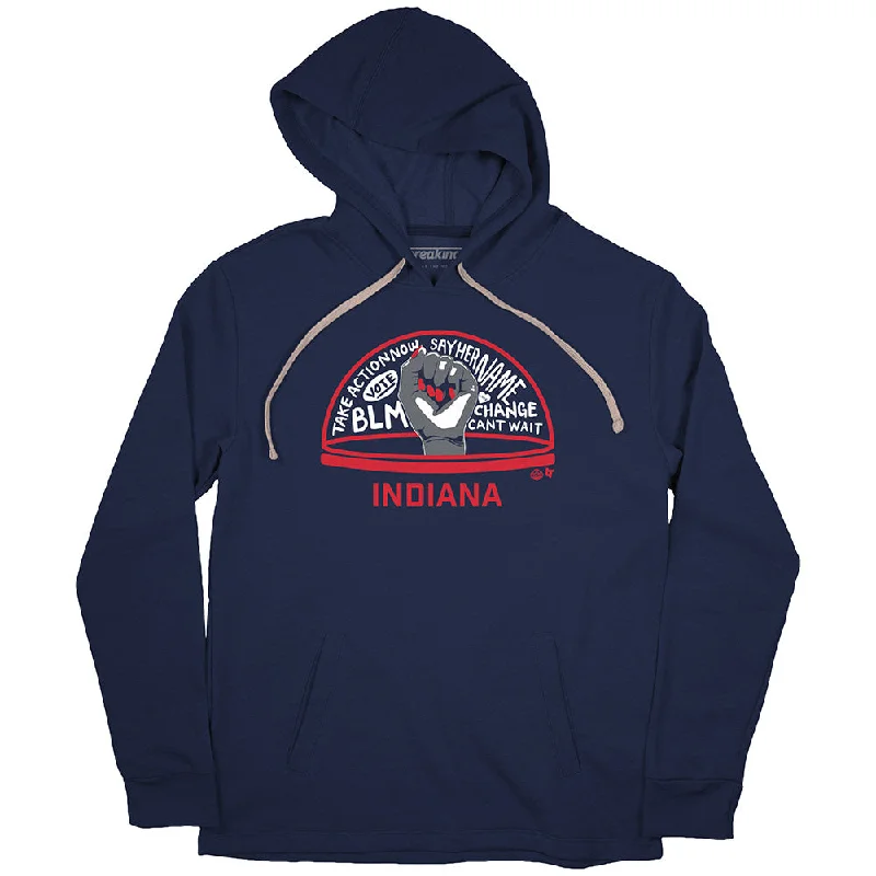 The WNBPA Speaks Hoodie: Indiana Hoodie with Strings Custom Fit Adjustable