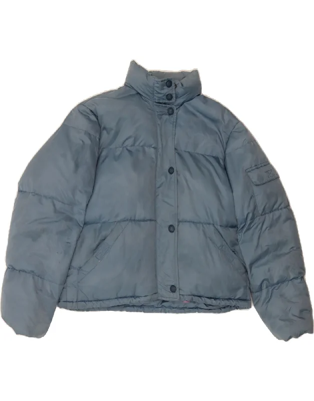 ARMANI JEANS Womens Padded Jacket UK 14 Medium Blue Polyamide Faux Fur Jacket Real Fur Jacket Shearling Jacket ARMANI JEANS Womens Padded Jacket UK 14 Medium Blue Polyamide Faux Fur Jacket Real Fur Jacket Shearling Jacket