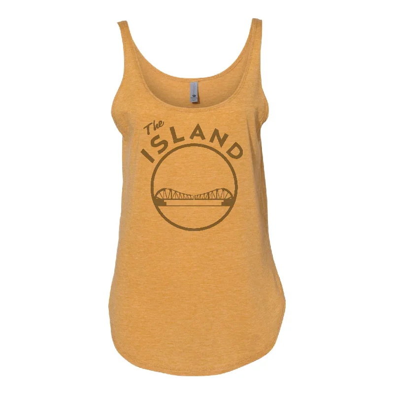 THE ISLAND TONAL FESTIVAL TANK graphic tank top