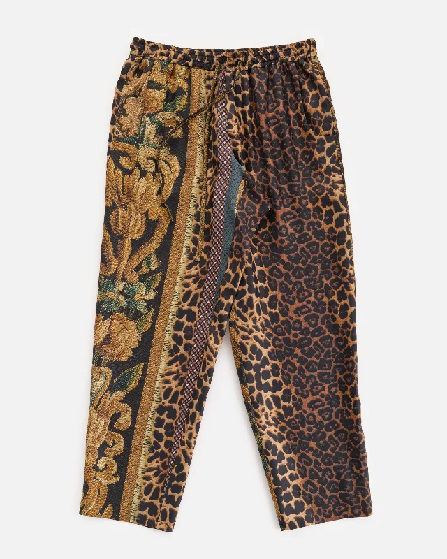 THE SILK PANT | Leopard Cozy Knit Pants