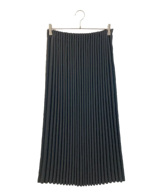 [Pre-owned] ISSEY MIYAKE pleated skirt IM03FG928 silk skirt lustrous