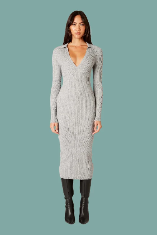 Catherine Sweater Dress Elasticated Padded Insulated