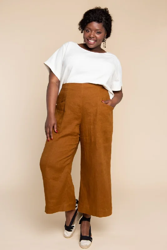 Pietra Pants & Shorts Pattern - Closet Core Patterns Stylish Paperbag Waist Pants