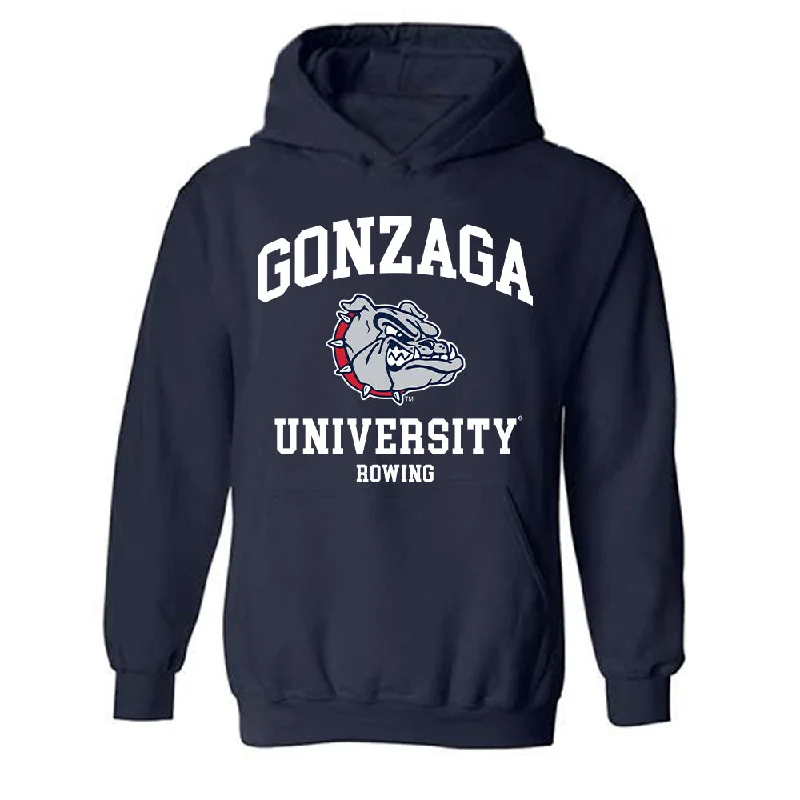 Gonzaga - NCAA Women's Rowing : Amanda Triebensee - Classic Shersey Hooded Sweatshirt Hoodie with Reflective Safety Nightwear Gonzaga - NCAA Women's Rowing : Amanda Triebensee - Classic Shersey Hooded Sweatshirt Hoodie with Reflective Safety Nightwear