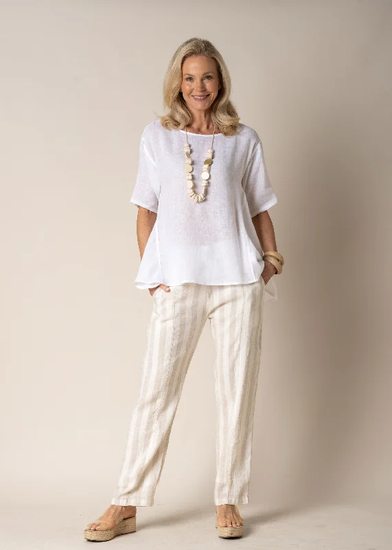 Fletcher Pant in Latte Classic Stretch Pants