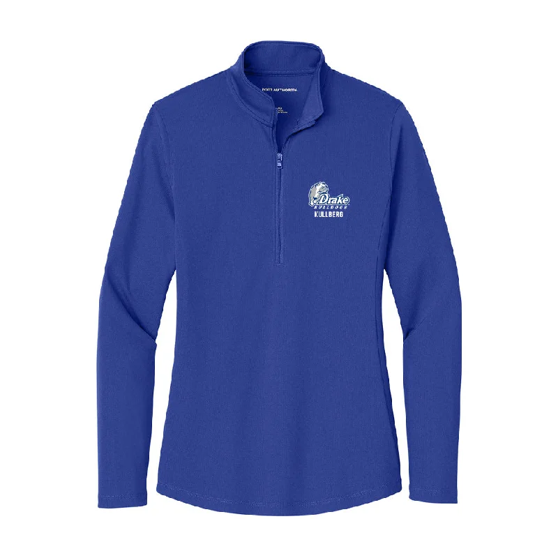 Drake - NCAA Women's Soccer : Lauren Kullberg - Women's Lightweight Quarter Zip Jacket Fleece Fabric Down Fabric Feather Fabric