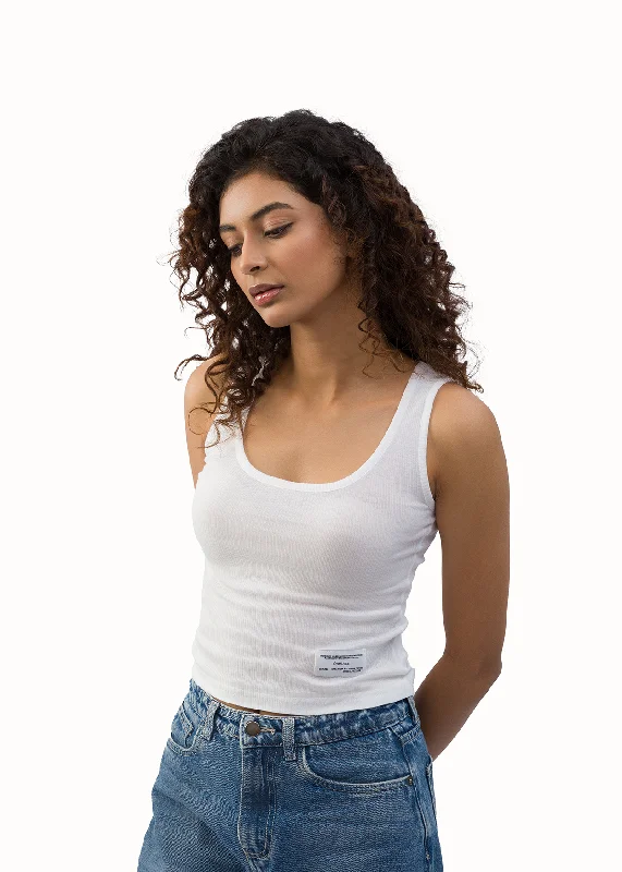 Womens Tencel Tank Top crew neck tank