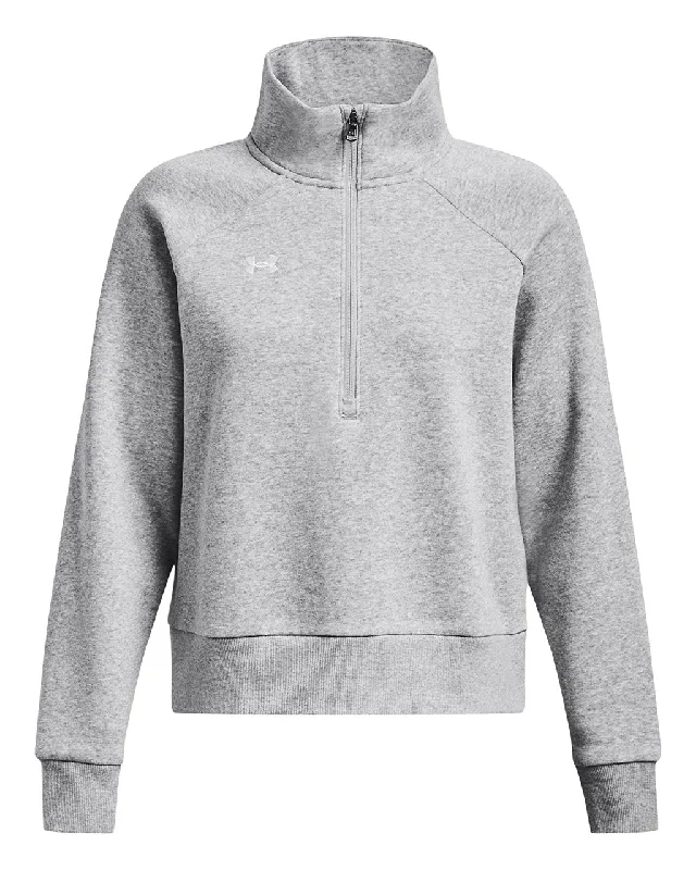 Under Armour Womens UA Rival Fleece Half-Zip Jacket Fleece Fabric Down Fabric Feather Fabric