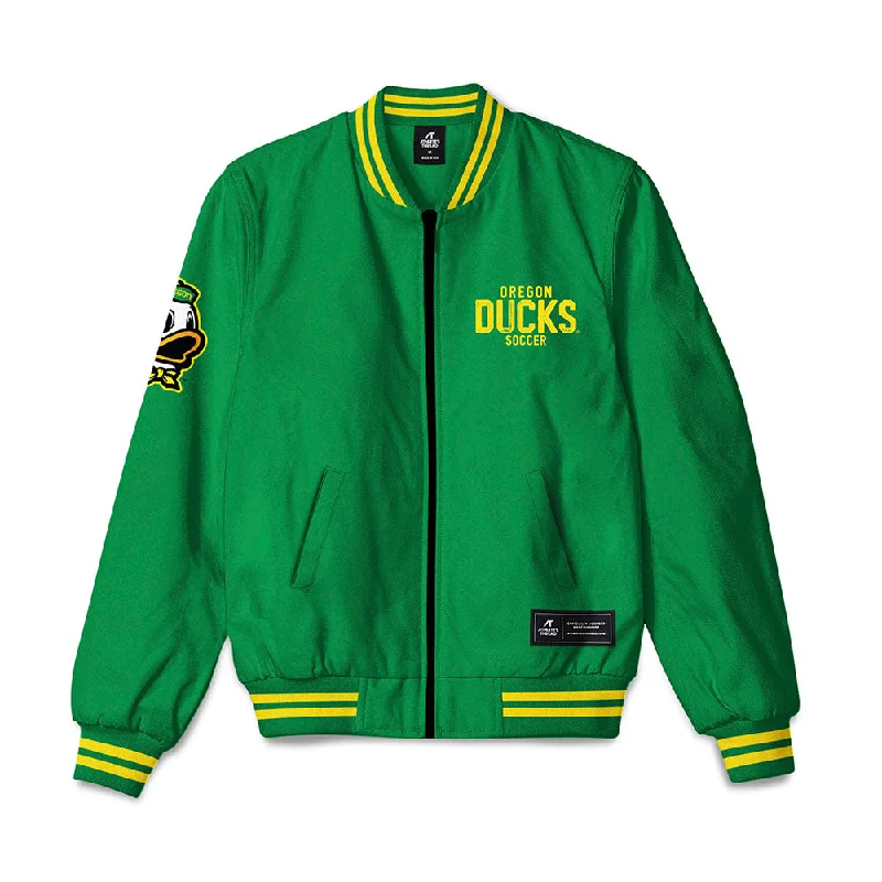 Oregon - NCAA Women's Soccer : Cameron Bourne - Bomber Jacket Quilted Jacket Puffer Jacket Insulated Jacket