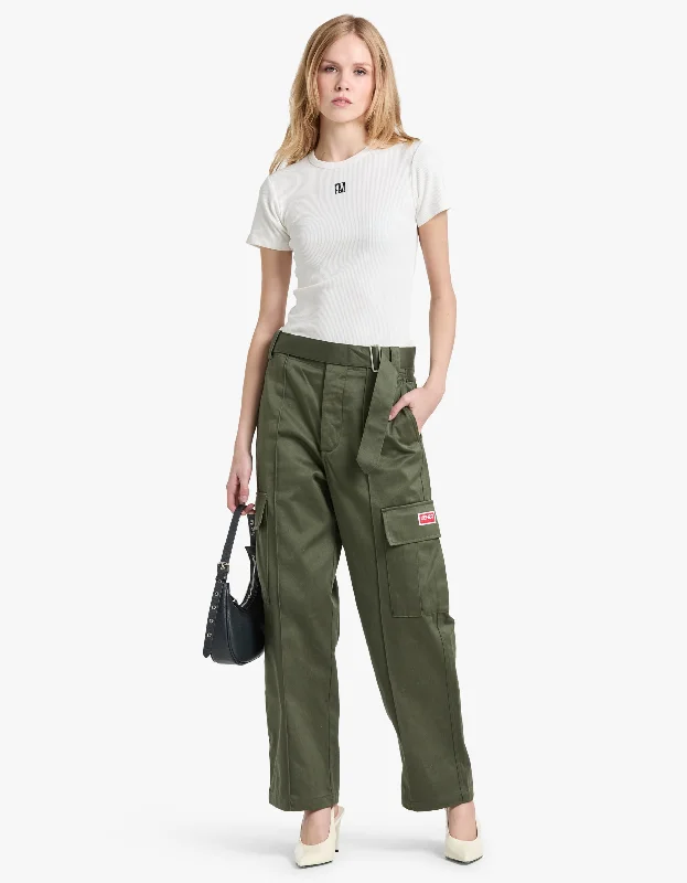 Army Pant - Dark Khaki Modern Stretch Trousers