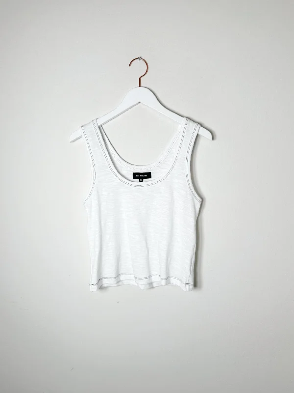 Toit Volant - Mari Tank Top - White long tank top