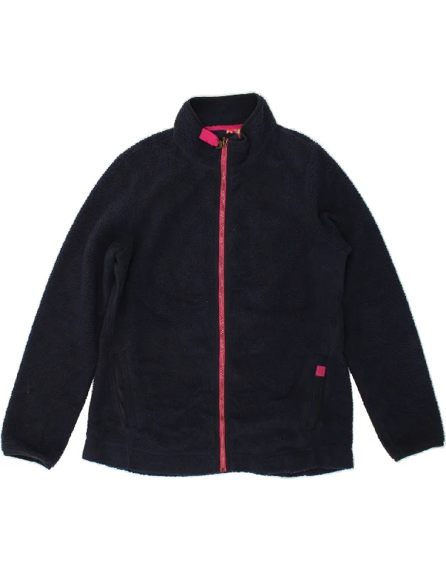 JOULES Womens Fleece Jacket UK 16 Large Navy Blue Polyamide Rayon Fabric Velvet Fabric Corduroy Fabric JOULES Womens Fleece Jacket UK 16 Large Navy Blue Polyamide Rayon Fabric Velvet Fabric Corduroy Fabric