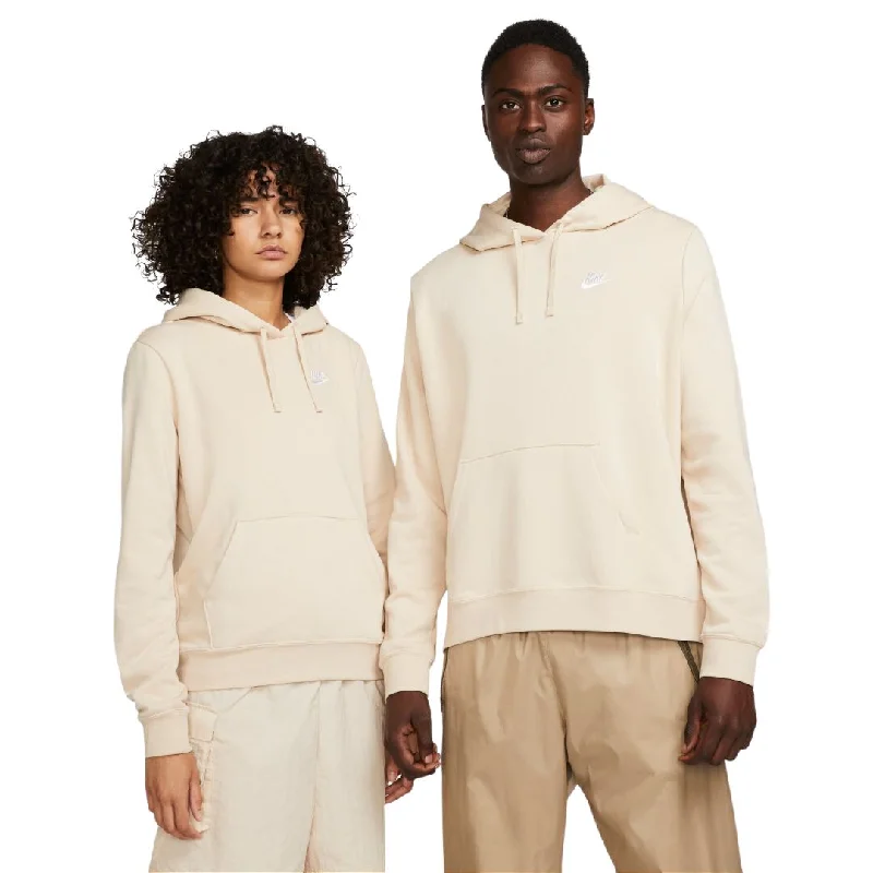 Sportswear Club Fleece Sweatshirt Hoodie with High-Low Hem Asymmetrical Trendy
