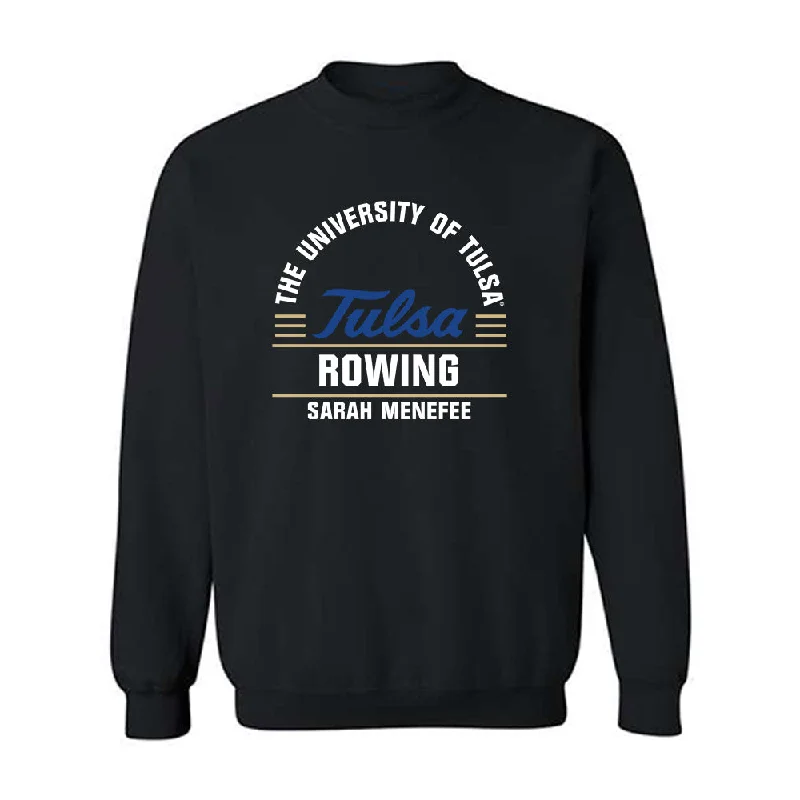 Tulsa - NCAA Women's Rowing : Sarah Menefee - Classic Fashion Shersey Crewneck Sweatshirt Hoodie with Hem Contrast Bold Stylish Tulsa - NCAA Women's Rowing : Sarah Menefee - Classic Fashion Shersey Crewneck Sweatshirt Hoodie with Hem Contrast Bold Stylish