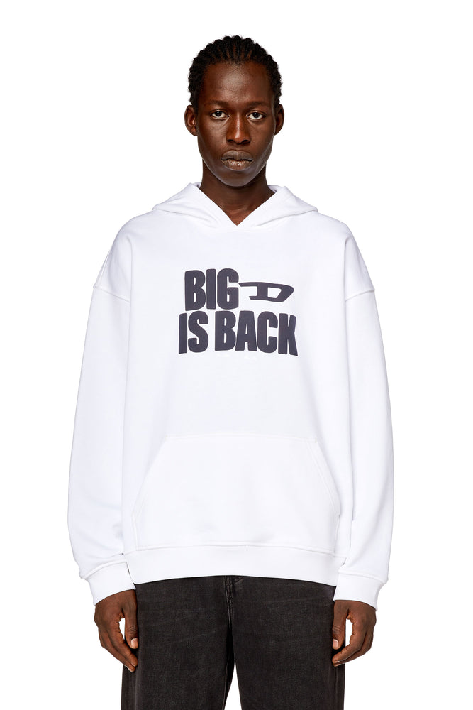 Hoodie with Big D Is Back print Hoodie with Cropped Fit Short Trendy