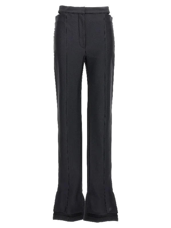 Shiny Pants Relaxed Fit Trousers