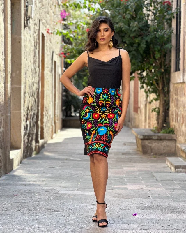 Rubi Midi Skirt asymmetrical skirt cut