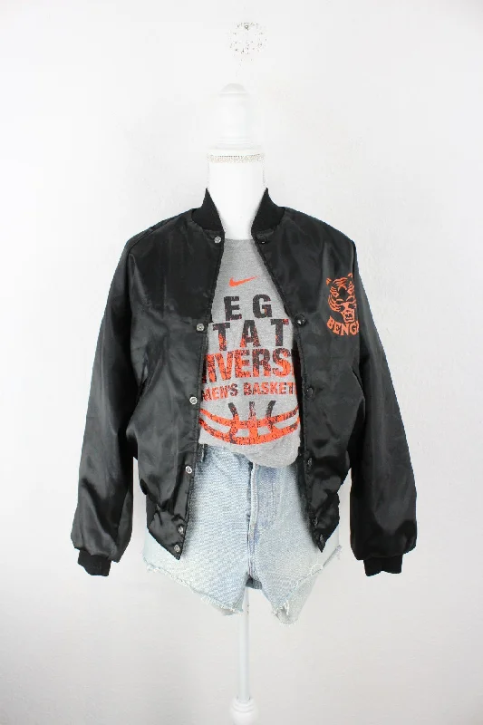 Vintage Dunbroke Bengals Jacket (S) Wool Fabric Cashmere Fabric Tweed Fabric