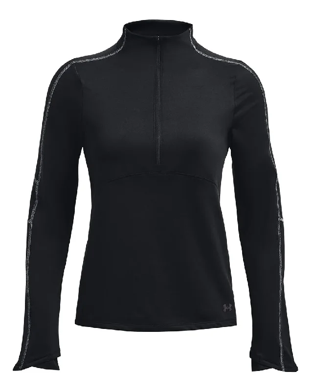 Under Armour Womens Train Cold Weather 1/2 Zip Jacket Oversized Jacket Tailored Jacket Straight Jacket