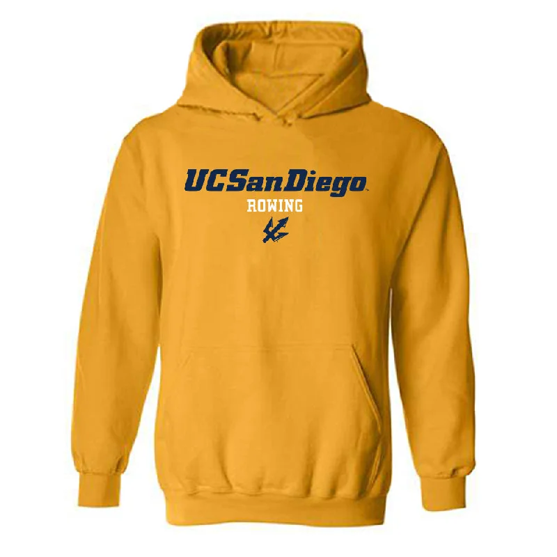 UCSD - NCAA Women's Rowing : Sae Ackerstein - Classic Shersey Hooded Sweatshirt Hoodie with Crew Neck Simple Timeless UCSD - NCAA Women's Rowing : Sae Ackerstein - Classic Shersey Hooded Sweatshirt Hoodie with Crew Neck Simple Timeless