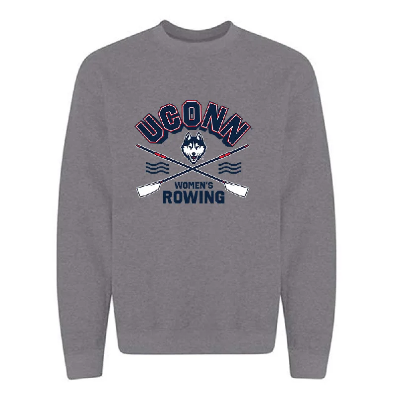 UConn - NCAA Women's Rowing : Polina Egorova - Sports Shersey Crewneck Sweatshirt Hoodie with Hem Embroidery Detailed Premium UConn - NCAA Women's Rowing : Polina Egorova - Sports Shersey Crewneck Sweatshirt Hoodie with Hem Embroidery Detailed Premium