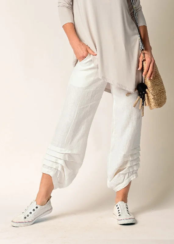 Cami Linen Pant in Cream High-Waist Jeans