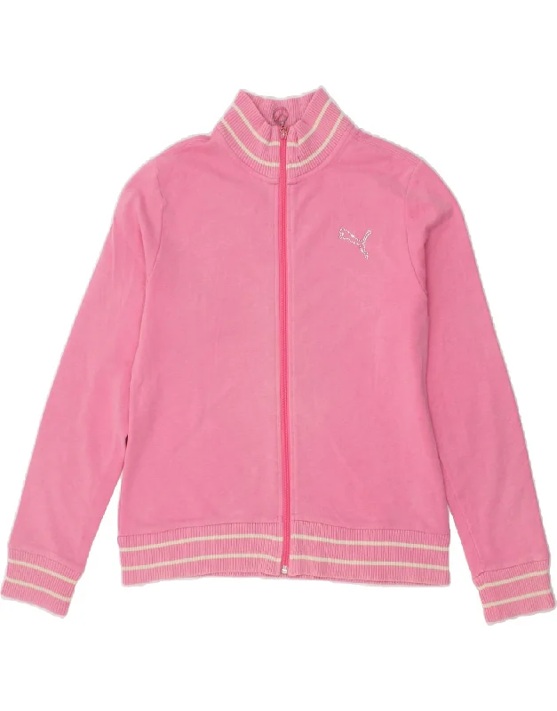 PUMA Womens Tracksuit Top Jacket UK 12 Medium Pink Cotton Lace Jacket Ribbed Jacket Sequined Jacket PUMA Womens Tracksuit Top Jacket UK 12 Medium Pink Cotton Lace Jacket Ribbed Jacket Sequined Jacket