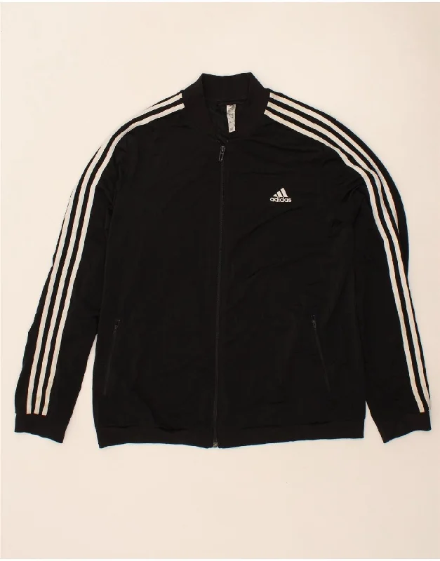 ADIDAS Womens Tracksuit Top Jacket UK 20/22 XL Black Polyester One-Shoulder Jacket Off-the-Shoulder Jacket Asymmetrical Jacket ADIDAS Womens Tracksuit Top Jacket UK 20/22 XL Black Polyester One-Shoulder Jacket Off-the-Shoulder Jacket Asymmetrical Jacket