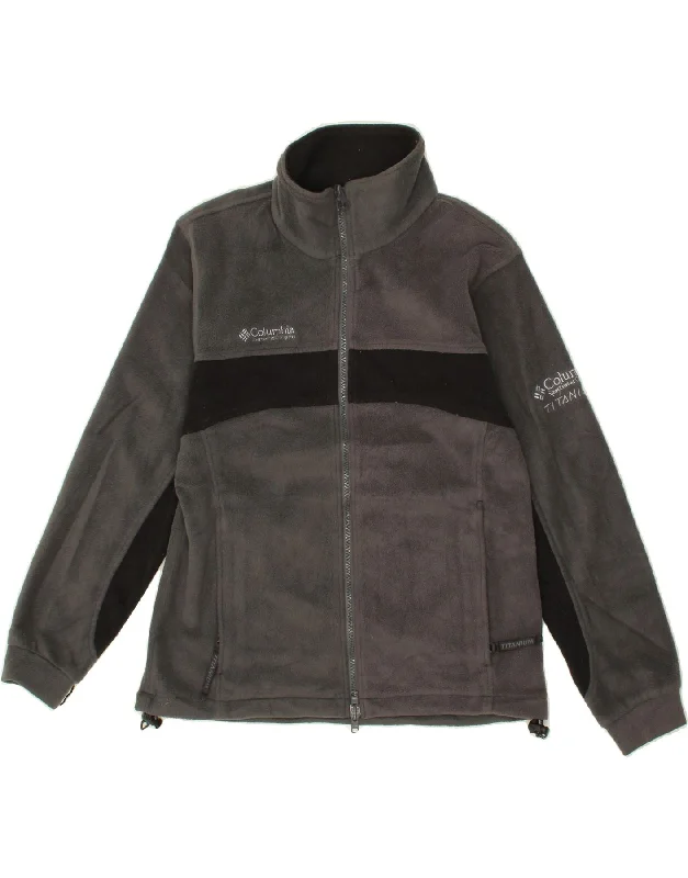 COLUMBIA Womens Titanium Fleece Jacket UK 10 Small Grey Colourblock Bomber Jacket Anorak Windbreaker COLUMBIA Womens Titanium Fleece Jacket UK 10 Small Grey Colourblock Bomber Jacket Anorak Windbreaker