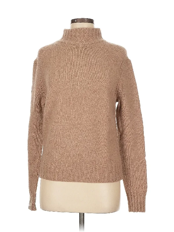 Turtleneck Sweater Houndstooth Herringbone Solid
