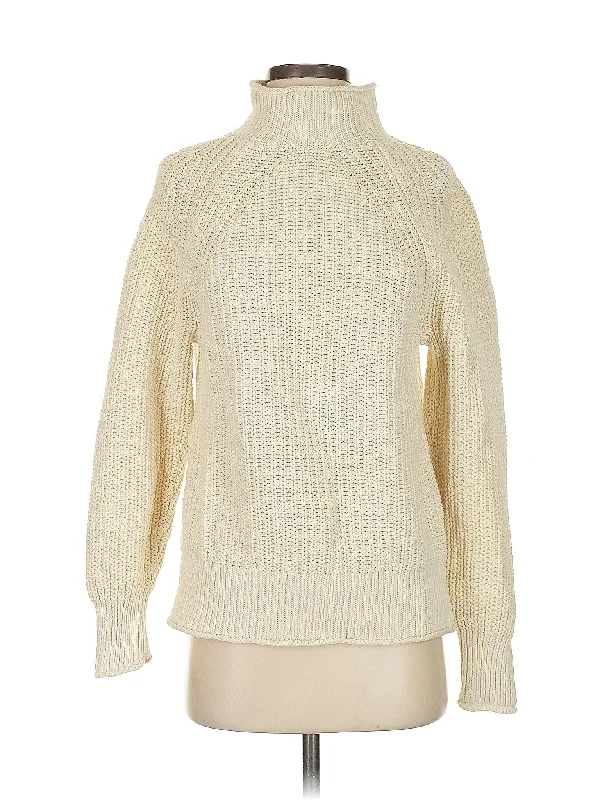 Turtleneck Sweater Lace Blend Ribbed Blend Corduroy Blend