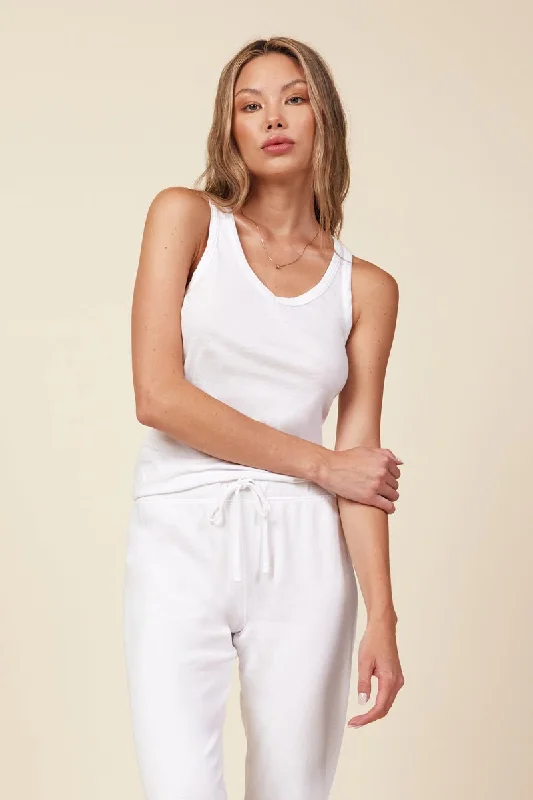 DEEP TANK graphic tank top