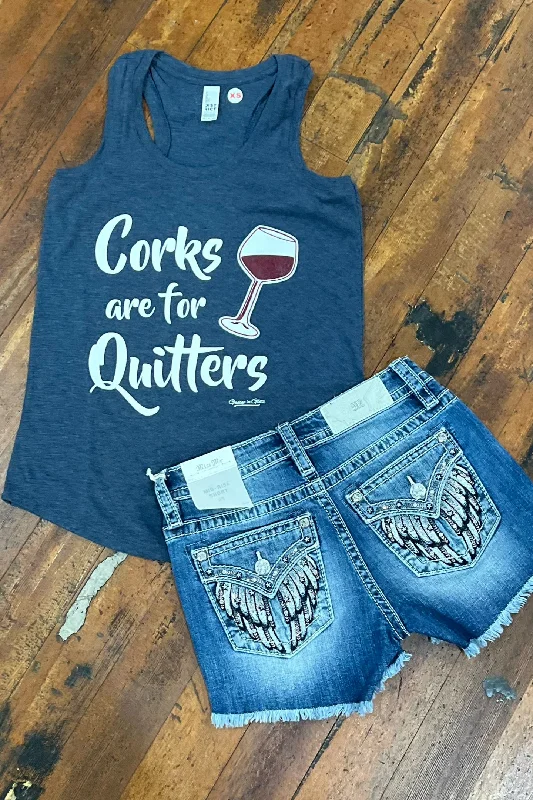 Corks Are For Quitters Tank off shoulder tank