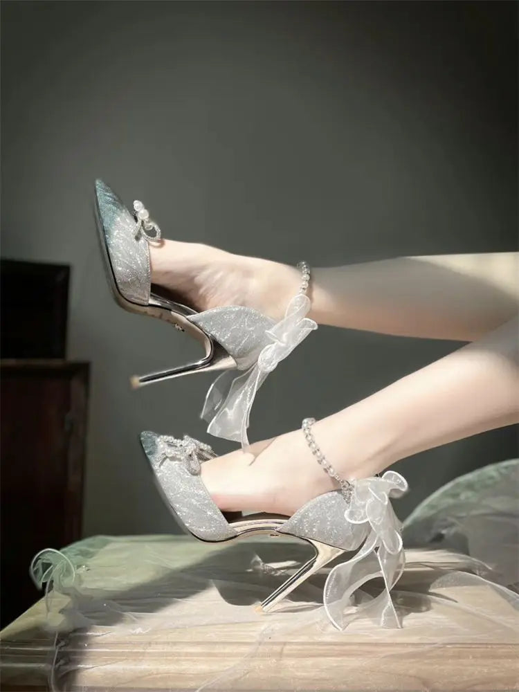 Wjczt women elegant Alice In Wondeland Cute lolita High heeles Shoes thin heels pointed toe shoes Summer Dress Wedding Bride Shoes Tunics Office stylish Wjczt women elegant Alice In Wondeland Cute lolita High heeles Shoes thin heels pointed toe shoes Summer Dress Wedding Bride Shoes Tunics Office stylish