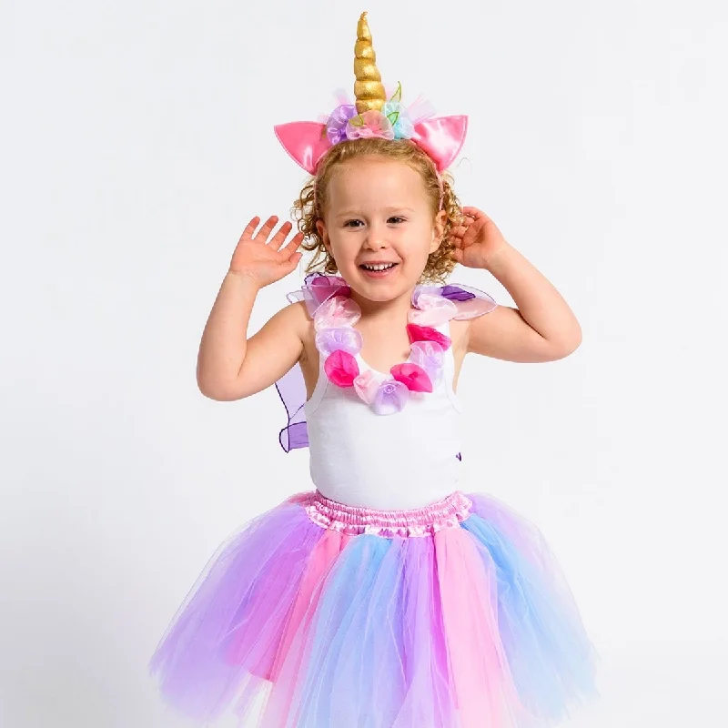 Unicorn Play Set - Skirt and Headband leather skirt durable