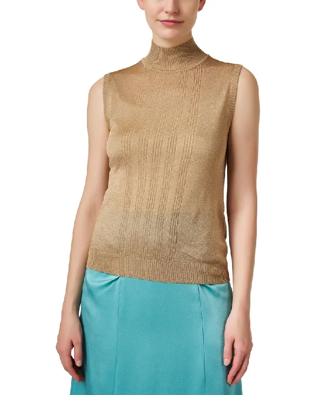 Weekend Max Mara Rodesia Knit Tank mesh tank top